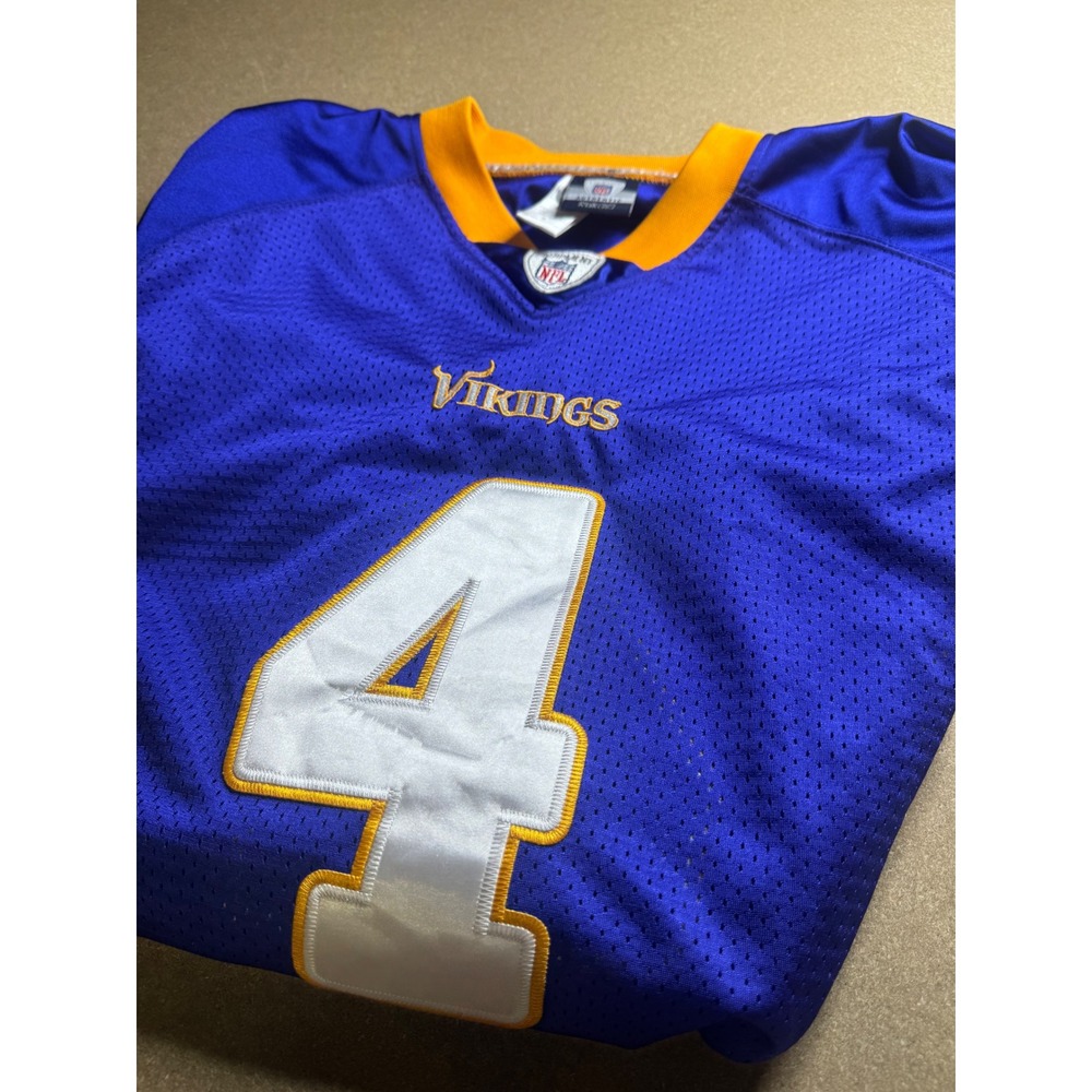 Reebok Brett Favre Minnesota Vikings NFL Jersey Purple Mens 50 Authentic vtg